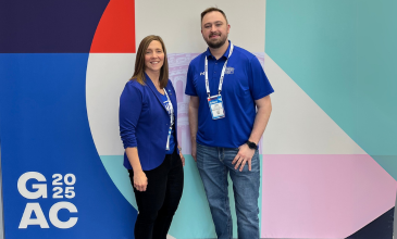 M1 President & CEO and team member Josh attend the GAC.